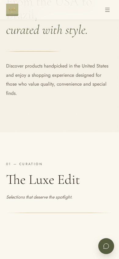USA Luxe Import products on a mobile device
